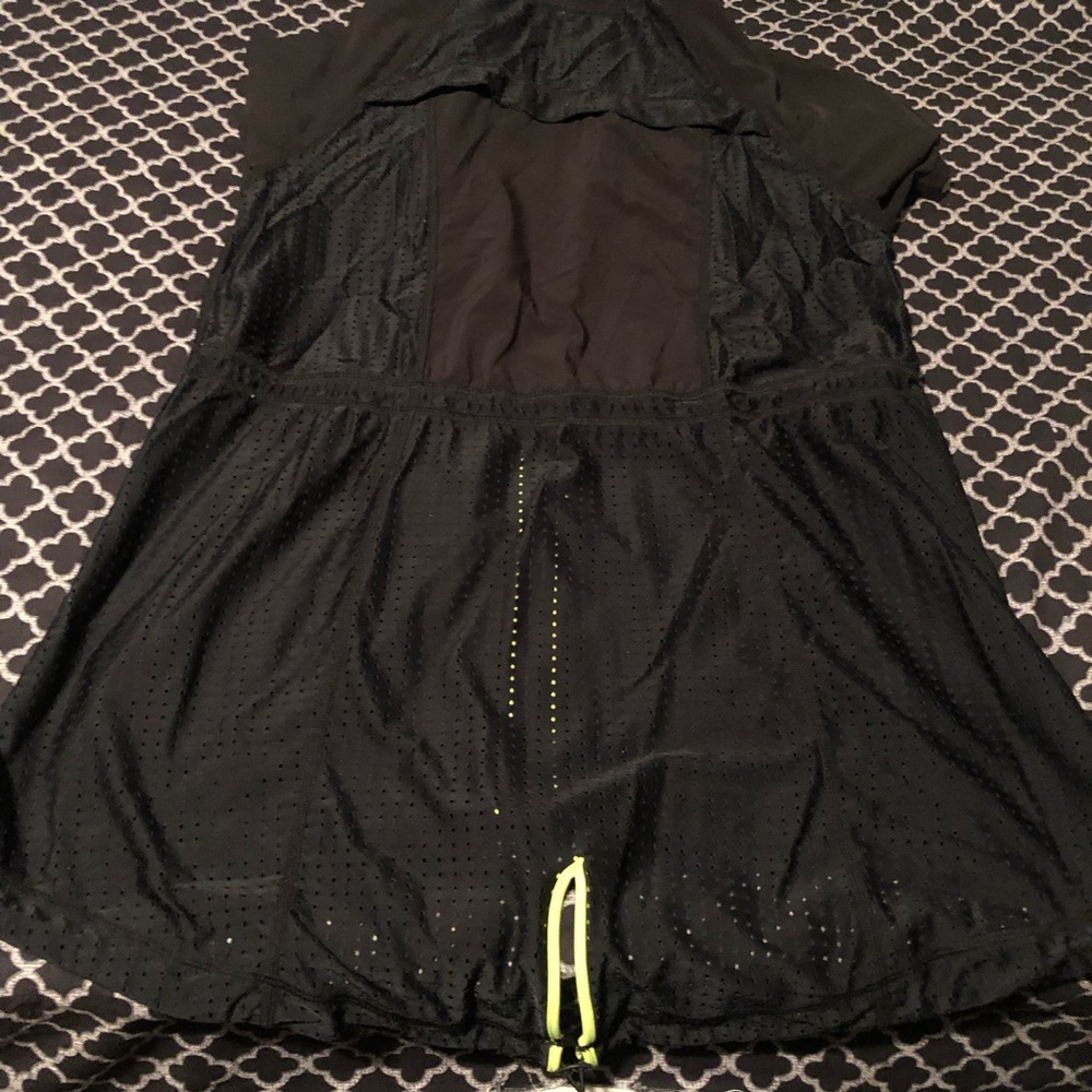 Vimmia Sheer Power Mesh Black Full Zip Jacket Hoodie Sz Small AB9
